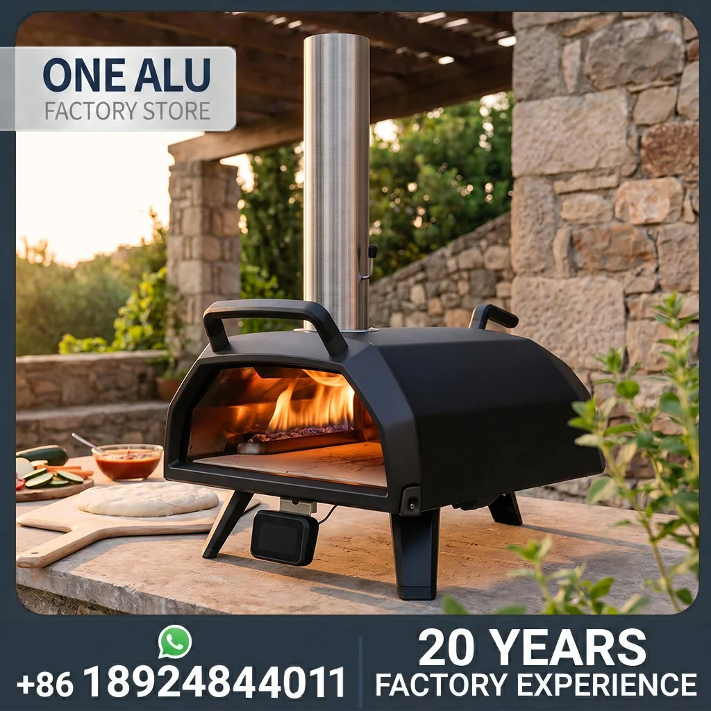 Onealu Pizza oven outdoor barbecue stove gas version portable camping family yard