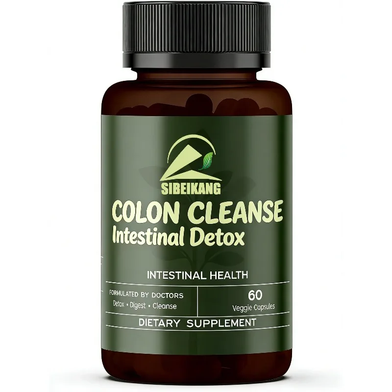 Gut Health Support Contains Probiotics, Senna Leaves, Aloe Vera, and Fiber -60 Vegetarian Capsules