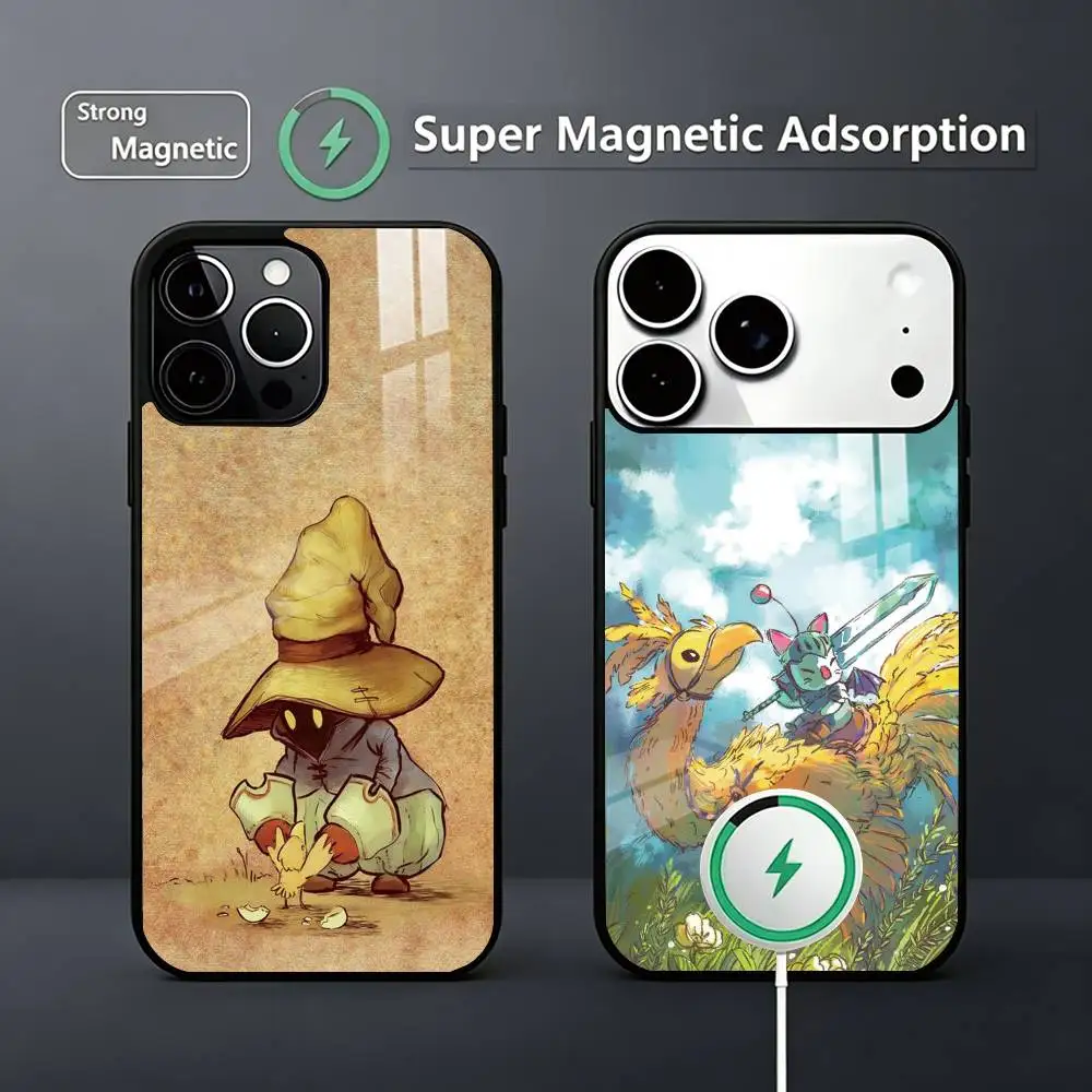 Moogle Final Fantasy Vivi    Phone Case For iPhone17,16,15,14,13,12,11 Plus,Pro Magnetic Supports Magnetic Wireless Charging