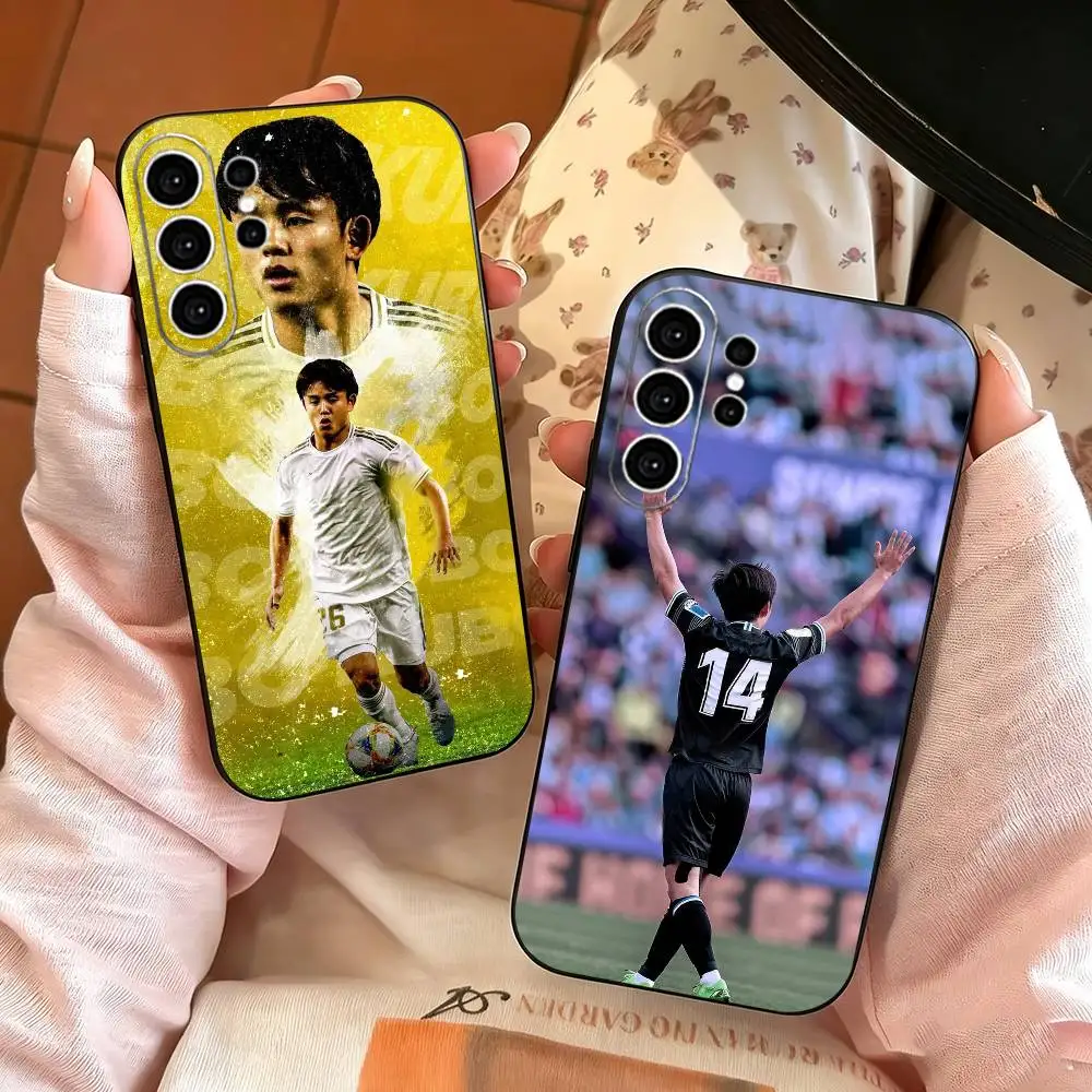 Football Kubo Takefusa  Phone Case For Samsung S25,S24,S21,S22,S23,S30,Ultra,S20,Plus,Fe,Note,10,9,5G Black Cover