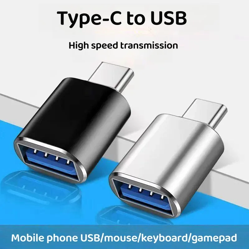 Type C To USB Converter USB 3.0 To Type C Adapter For Computer PC MacBook Mobile Phones High Quality OTG USB To USB C Connector