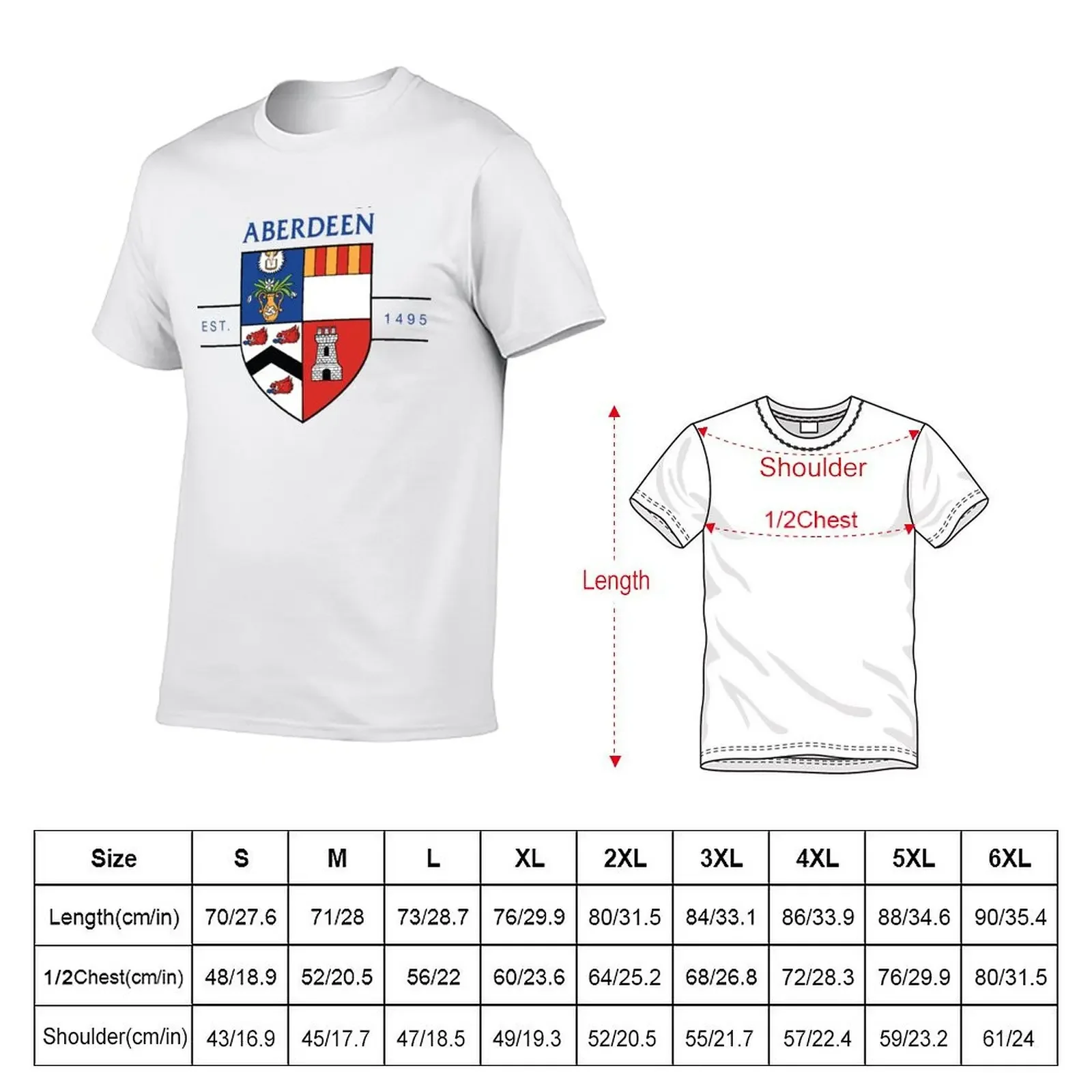 The University of Aberdeen in Scotland T-Shirt boys whites animal prinfor boys sweat mens designer clothes