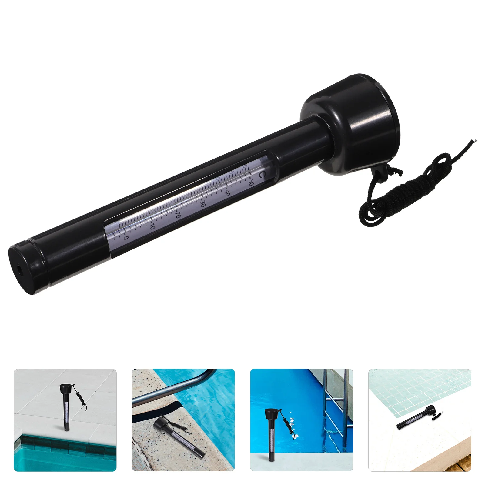 

Floating Pool Thermometer Sturdy Reliable Water Temperature Measuring Tool for Swimming Pools Spa Hot Tub Pool Thermometer