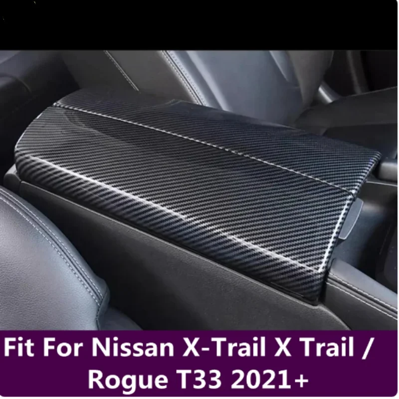 

Car Central Armrest Box Protective Cap Cover Trim Fit For Nissan X-Trail X Trail / Rogue T33 2021 - 2023 Interior Accessories