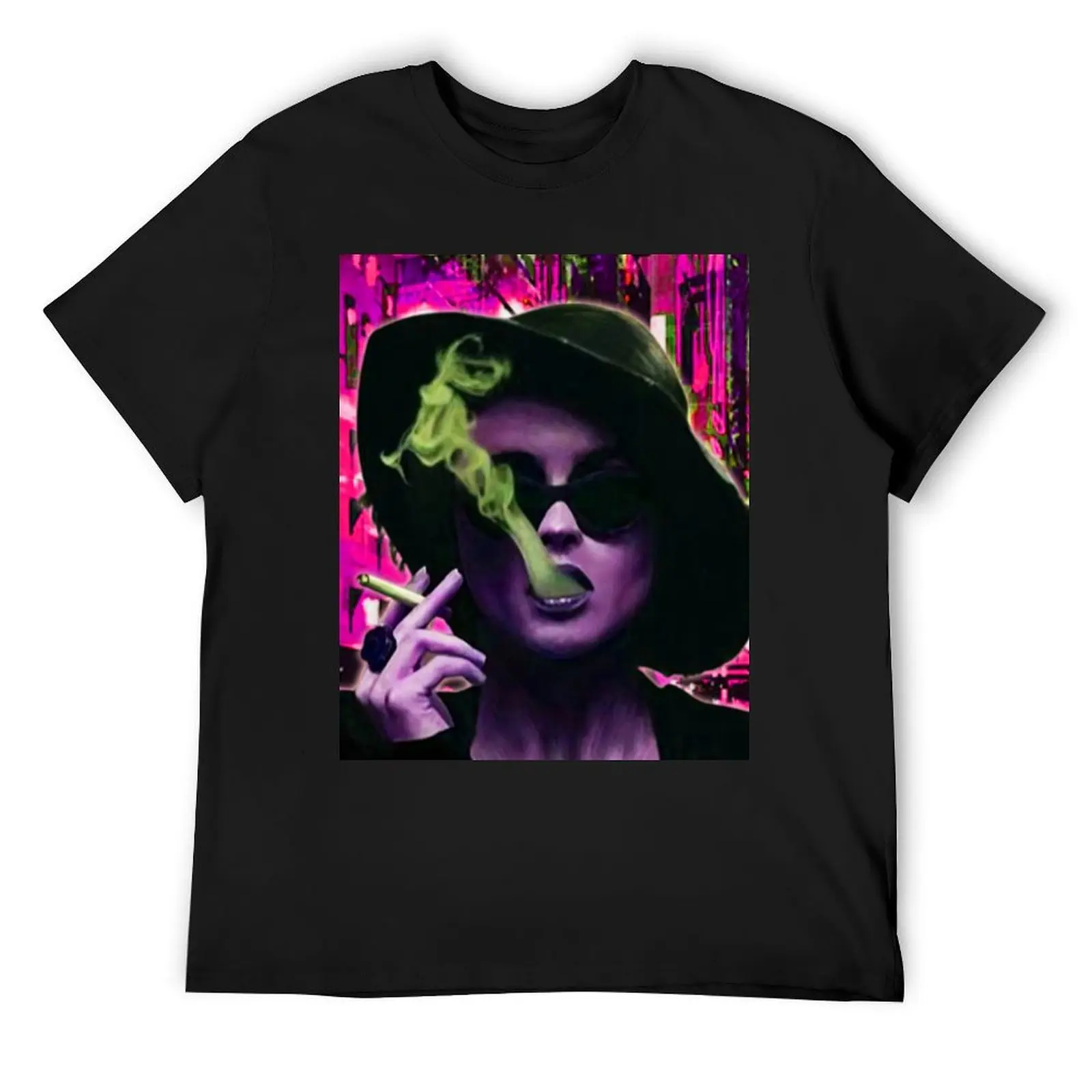 Marla Singer Fight Club Helena Bonham Carter Digital Art T-Shirt aesthetic clothes quick drying t shirt men 100℅ cotton