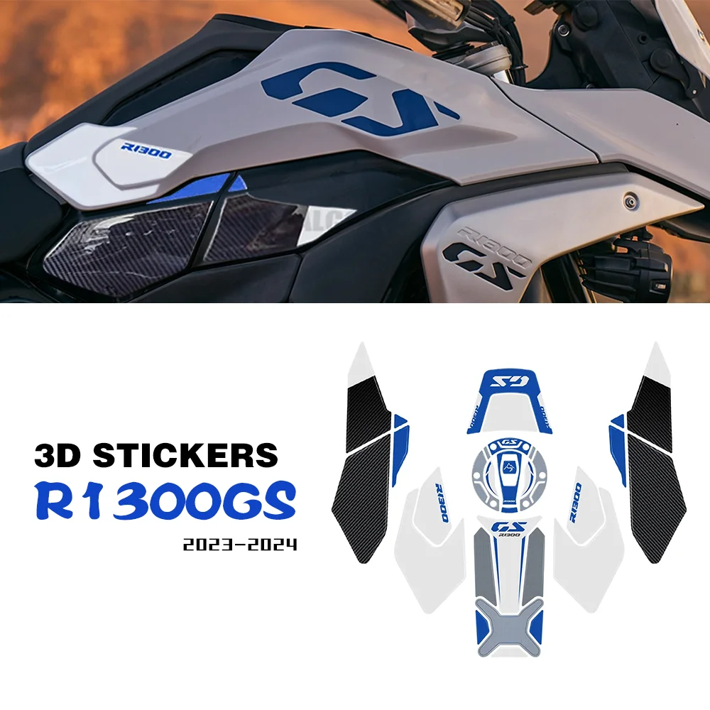 R1300GS Accessories GS1300 Parts 3D Sticker Kit R 1300 GS Fuel Tank Stickers Trophy Decorative Stickers for BMW R1300GS R1300 GS