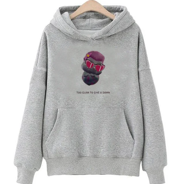 Bibble hoodie sweatshirt anime sweatshirt japanese anime 2026 hip hop long sleeve pullover Women Loose