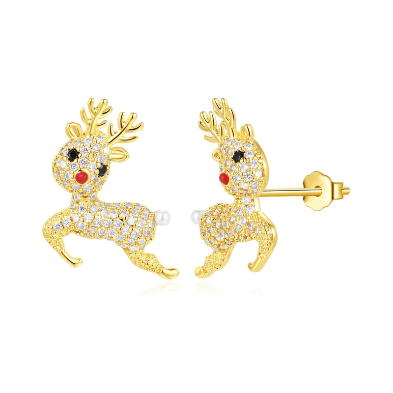 Tkj Cute Elk Stud E…