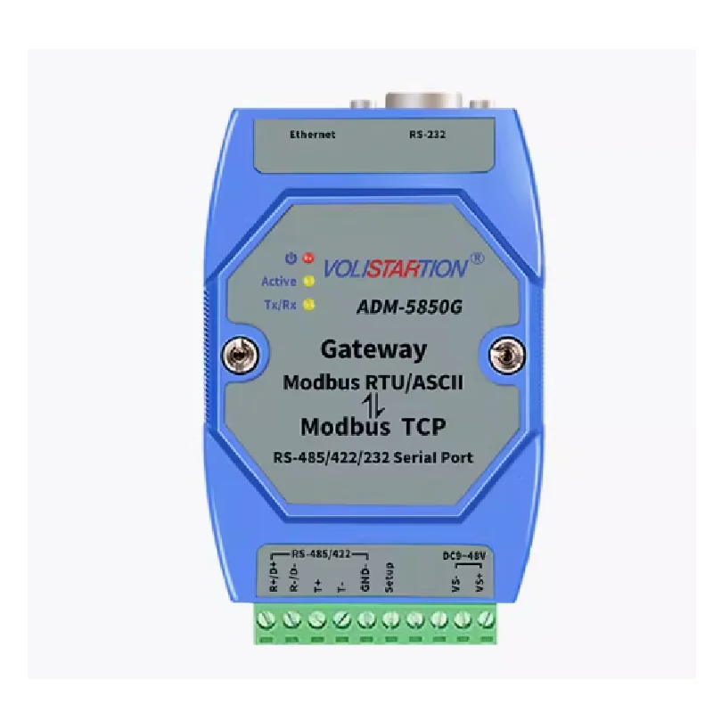 

Промышленный шлюзовый сервер ADM-5850G Modbus, MODBUS RTU/ASCII в Modbus TCP, поддержка последовательного порта PLC