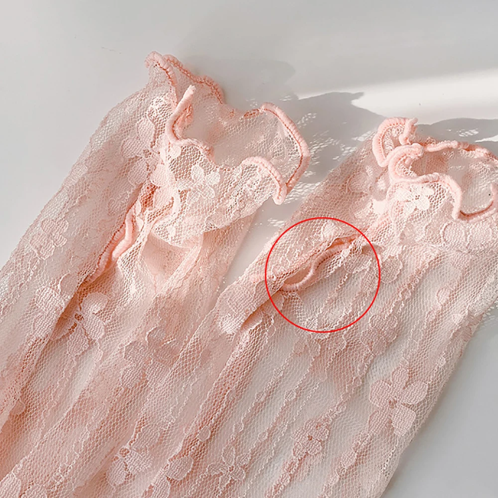 أزياء كلاسيكية للجري والقيادة للنساء لصيد الأسماك بأكمام من الدانتيل للحماية من الشمس وأكمام للذراع على شكل زهرة وأكمام تبريد #6