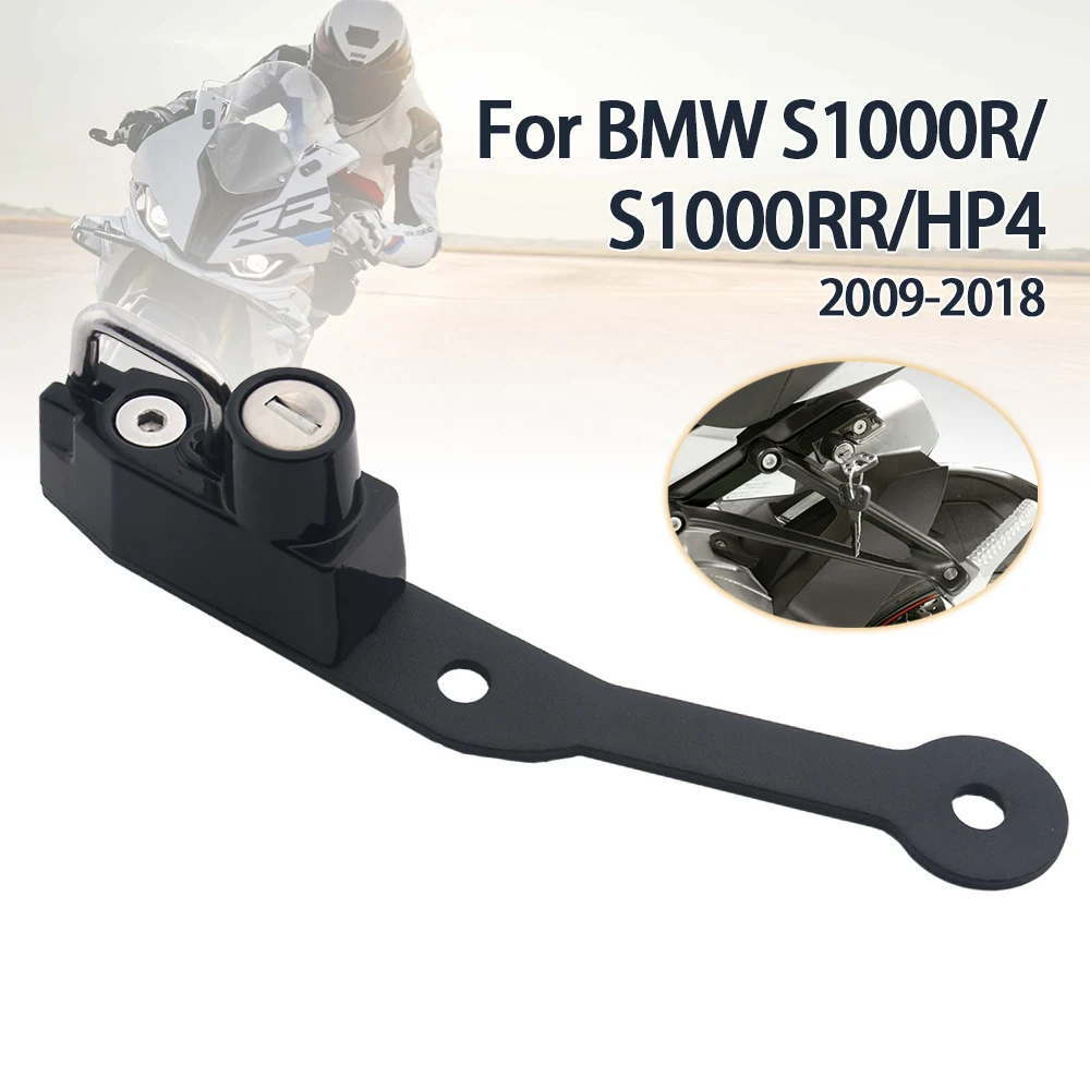 Motorcycle Anti-Theft Helmet Security Lock Accessories For BMW S1000R S1000RR S1000 RR HP4 2009-2018 S 1000 R Black Helmet Lock