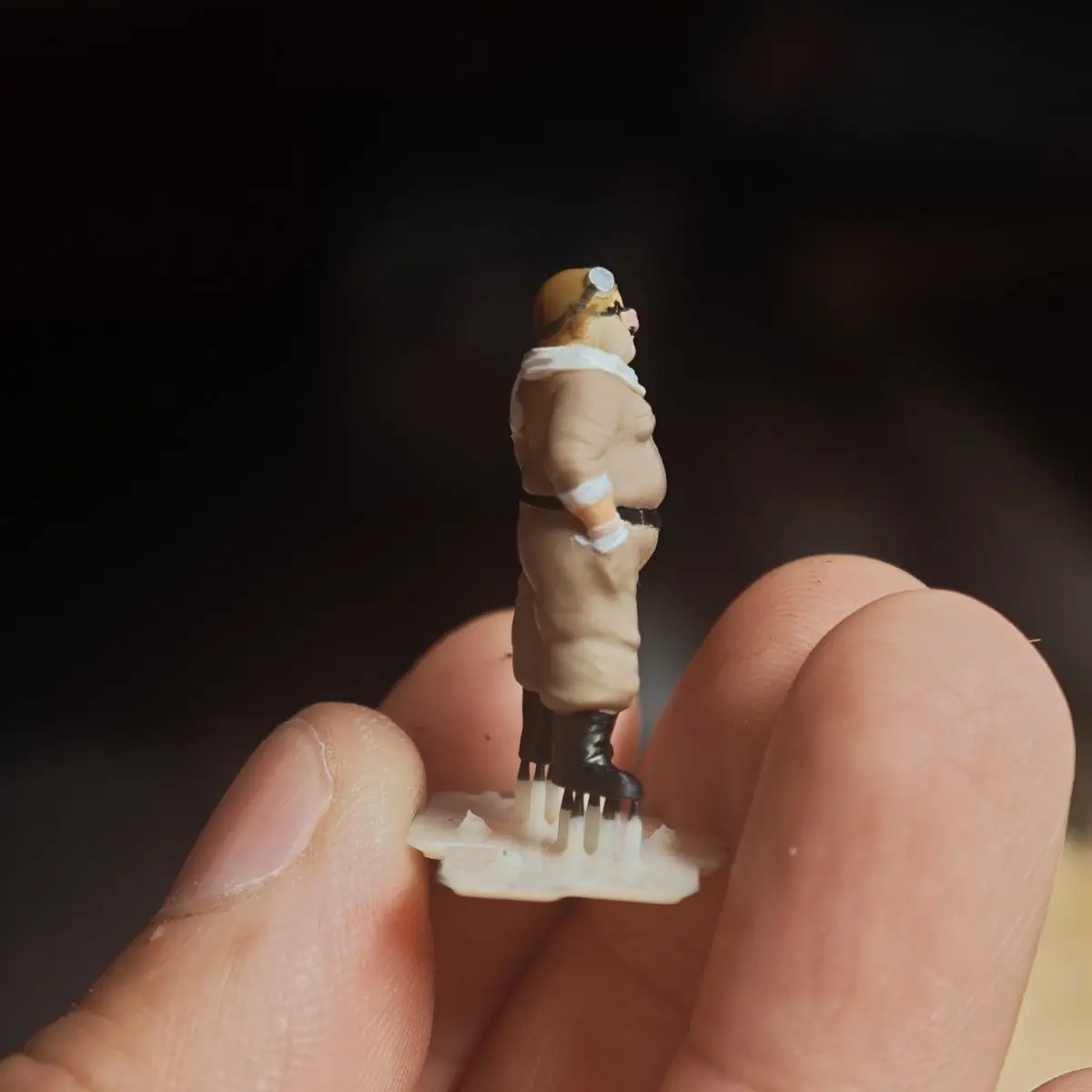 1/64 kleine miniatuur hars beeldje garage scène varken model Diorama