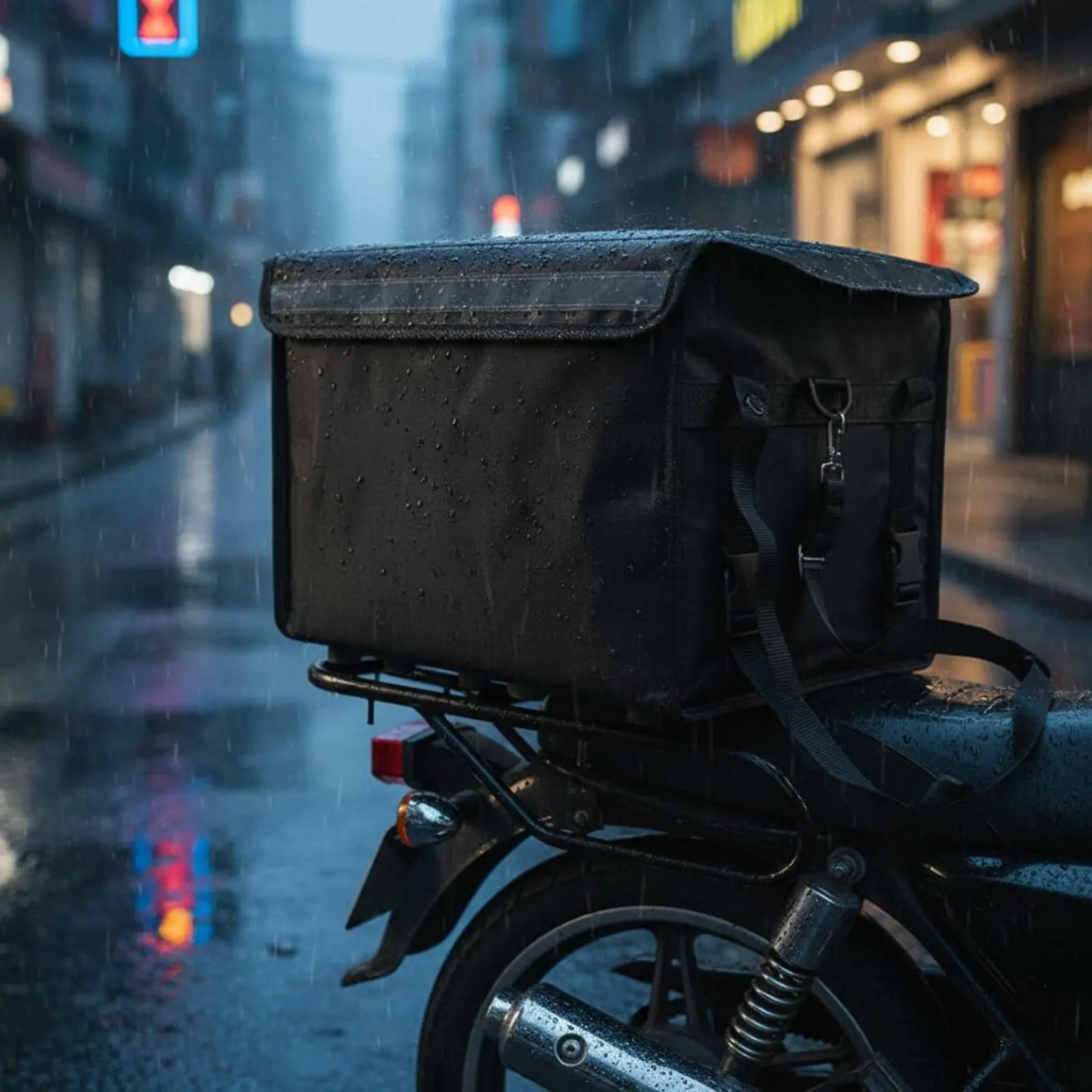 Insulated Food Delivery Box Water Resistant Motorcycle Food Delivery Bag Large Thermal Catering Bag Leakproof for Caterers