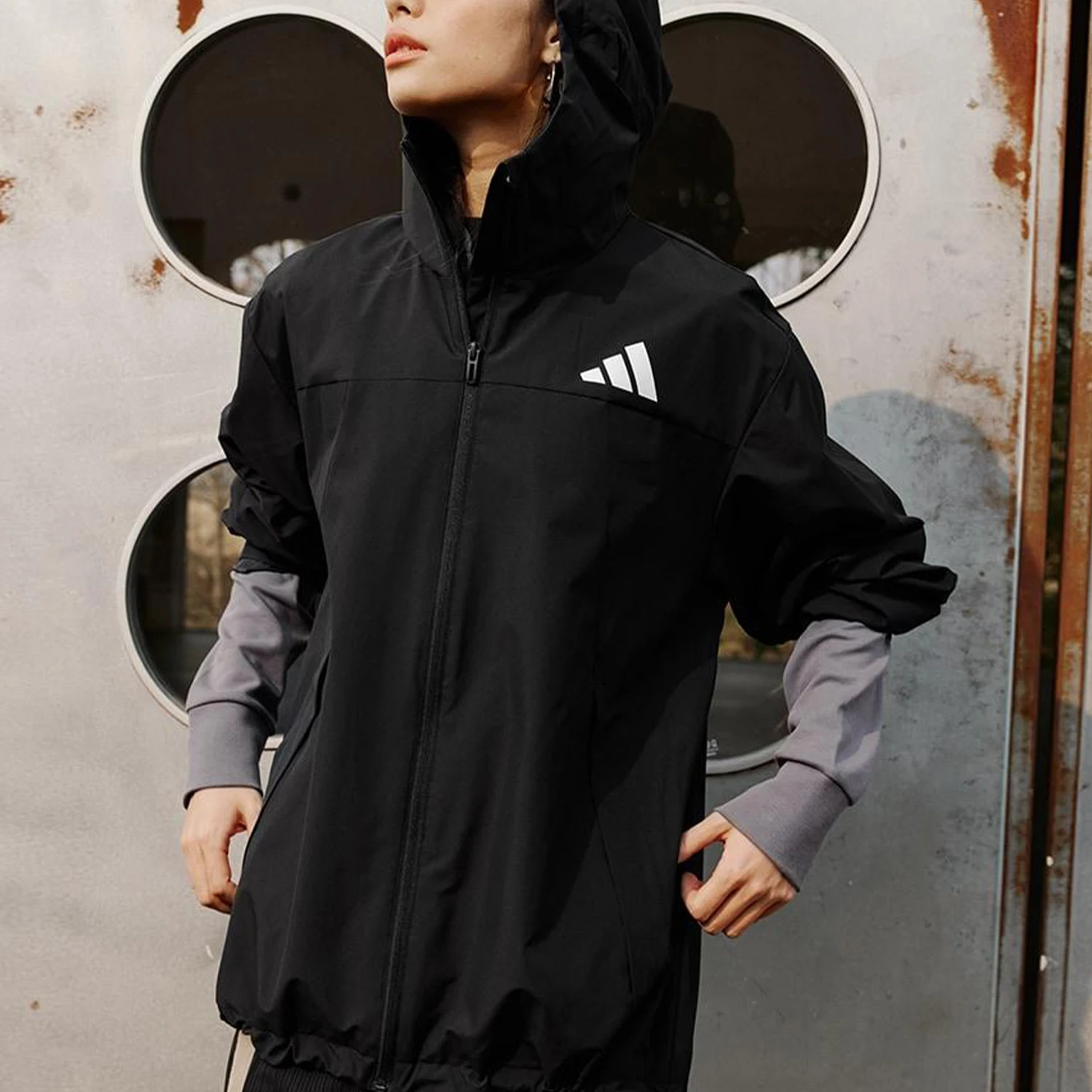 

Куртка Adidas Authentic WOVEN JACKET, водонепроницаемая тканая куртка для мужчин и женщин KA9309