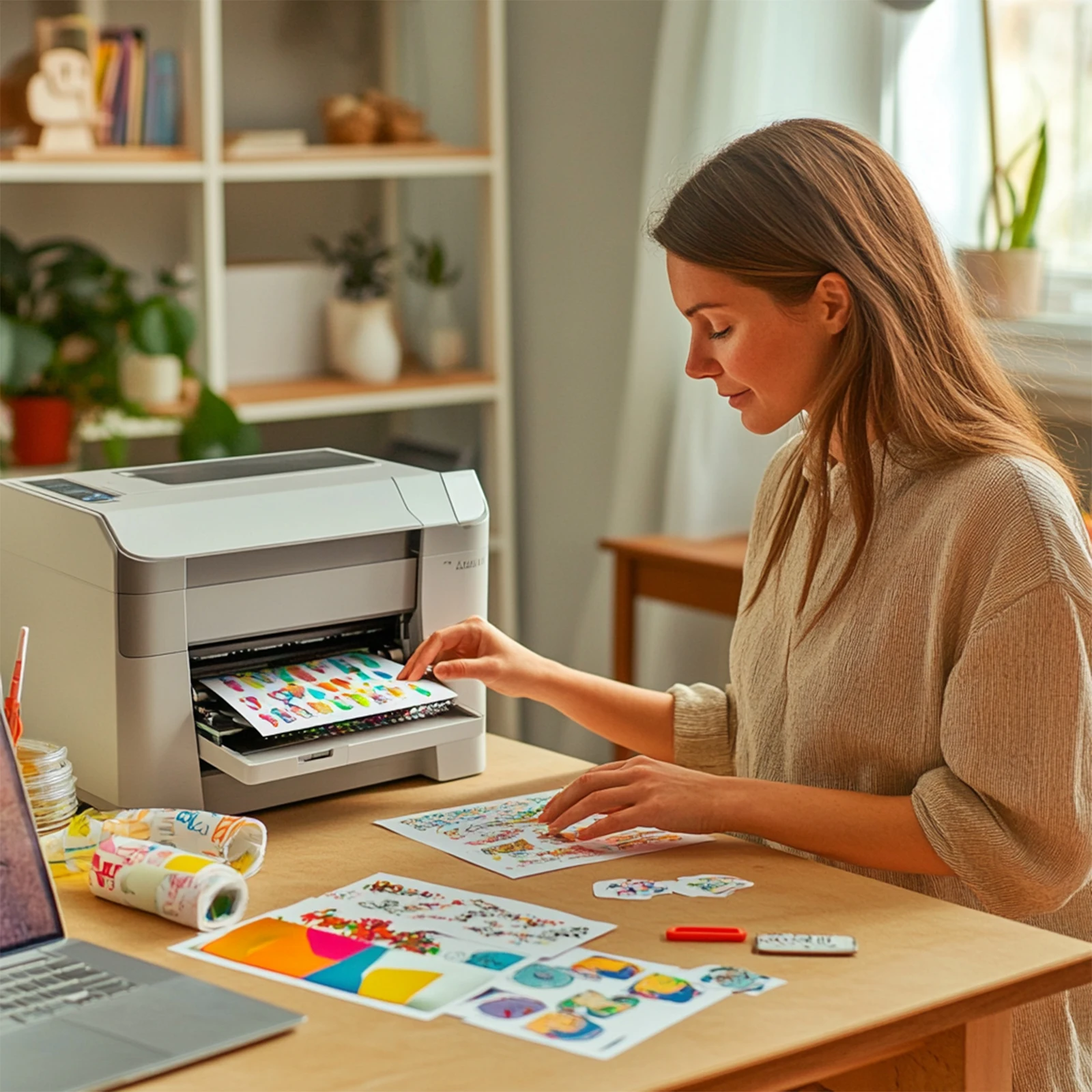 ESHANG Printable Temporary Tattoo Paper A4-5 Sets for Inkjet printer DIY Image Transfer Decal Paper for Skin, For Halloween, Cel