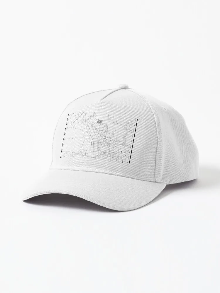 Fort Campbell City Map Cap For Men Women Summer Outdoor Sun Baseball Hats New Fashion Hat