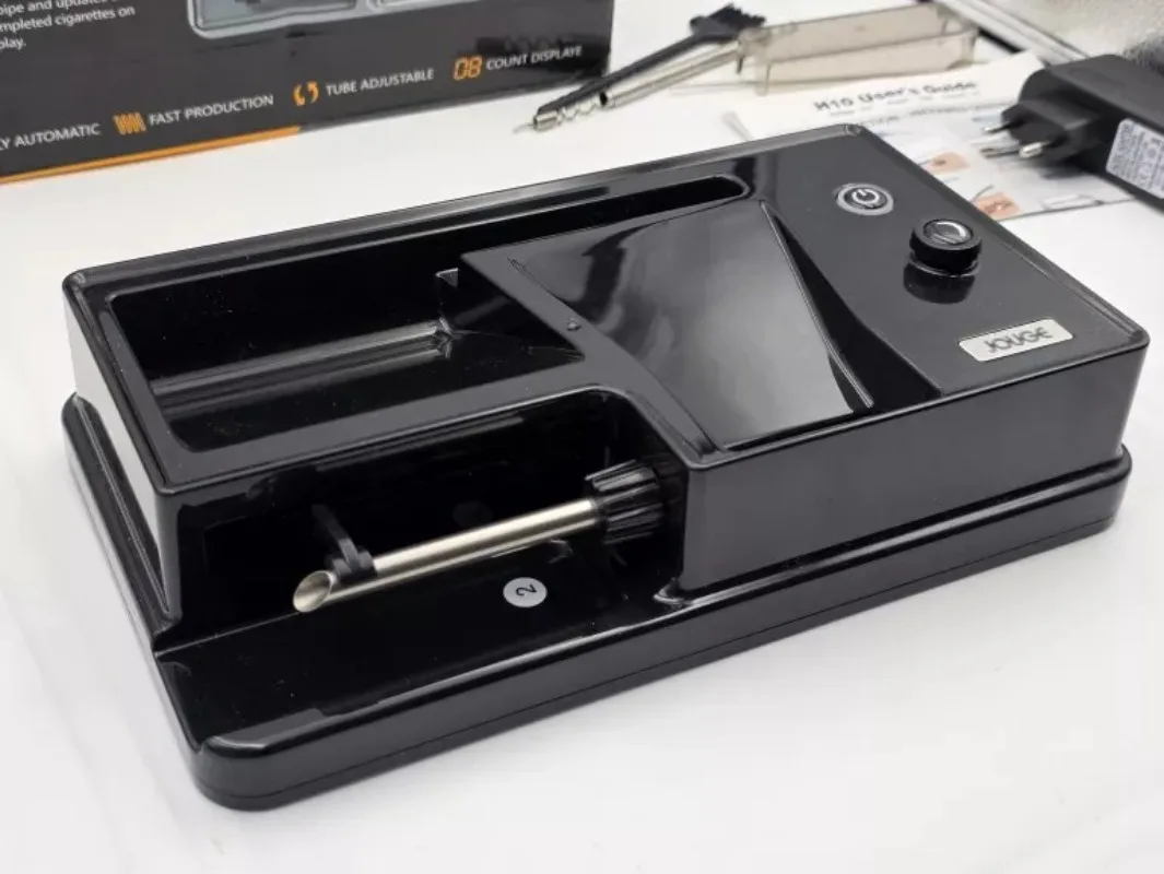 6.5mm 8mm Dual-Use Electric Cigarette Rolling Machine with Infrared Sensor Intelligent Tobacco Injector Filling Smoking Tool