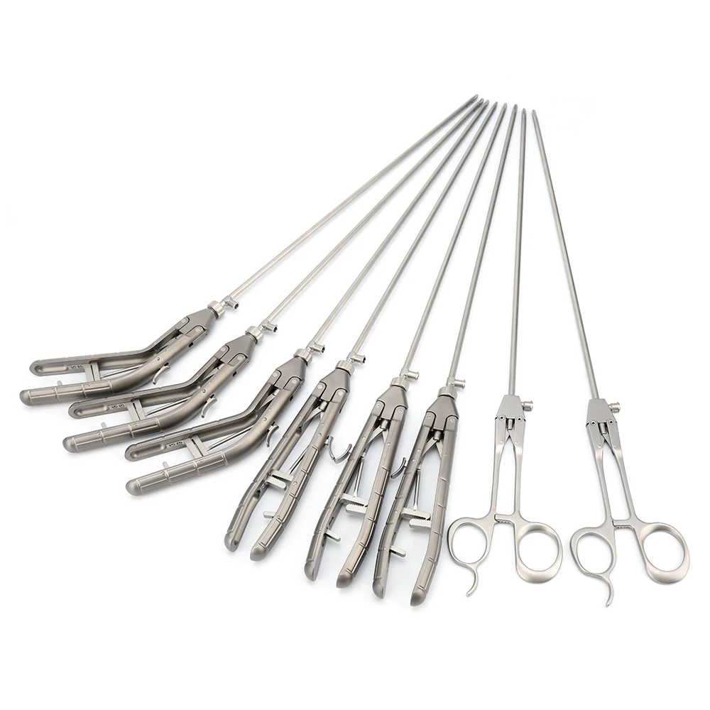 Factory price Laparoscopic Surgical Instruments Holder, curved titanium