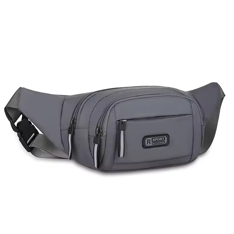 Men's Multifunctional Sports Waist Bag Fanny Pack for Running Cycling Crossbody Chest Bag Portable Travel Phone Money Belt