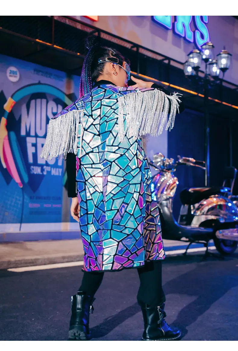 IOOTIANY Urban Dance Kostüm für Damen und Herren, Hip-Hop-Laufsteg-Performance-Kleidung, Modell-Mode, Jazz-Tänzer-Outfit für Kinder 2026 – Detail 11