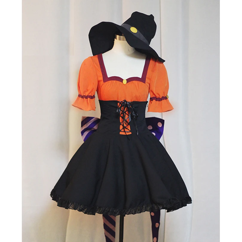 Anime Ochaco Uraraka Halloween Ver. Dress Cosplay Costume