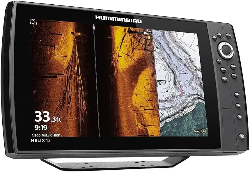 Humminbird Helix 12 CHO Fish Finder CHIRP MEGA SI+ GPS G4N High Precision Sonar Only