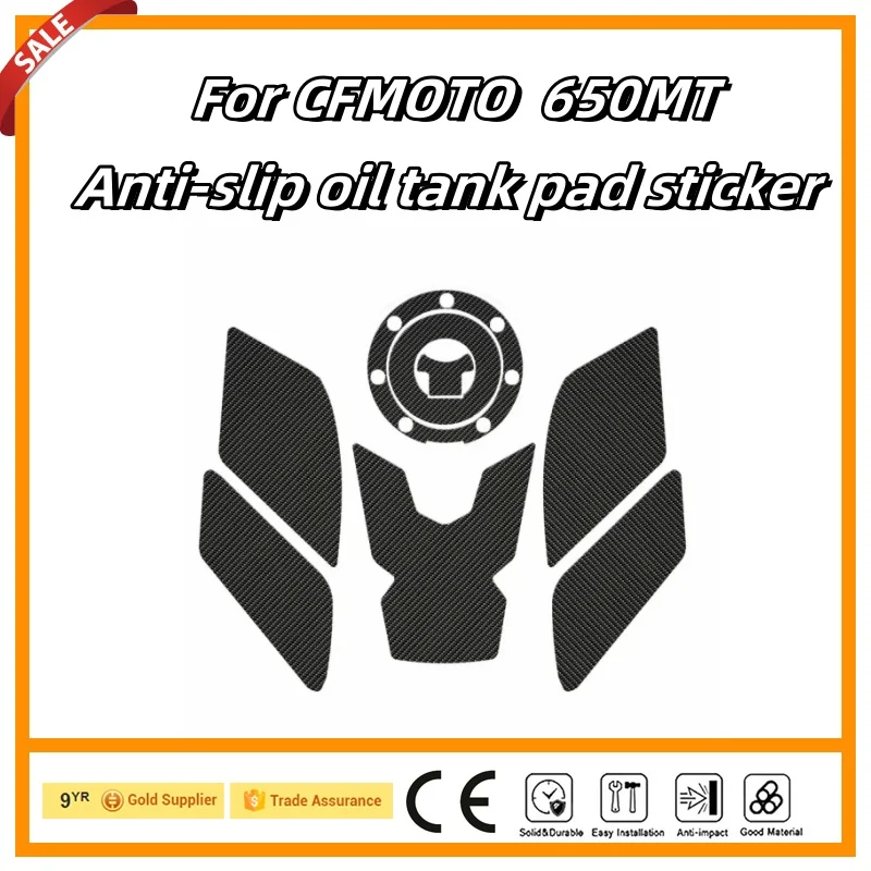 Motorcycle anti slip fuel oil tank pad side knee grip decal protector pads New for CFMoto CF 650 Mt 650mt cf650mt mt650