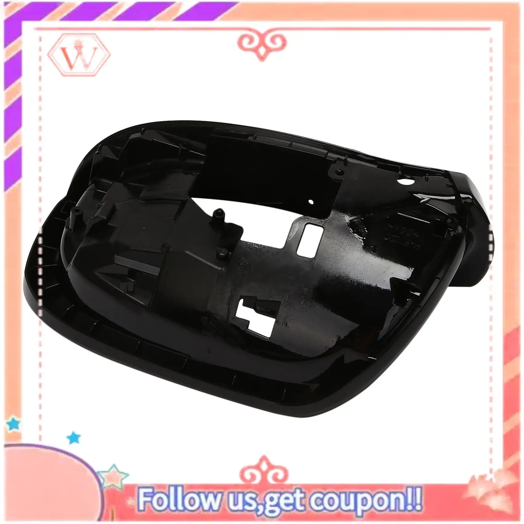 

A88U-Car Outside Rearview Mirror Frame Side Rear View Mirror Cover Hood Lid For Mitsubishi Outlander 2013-2018
