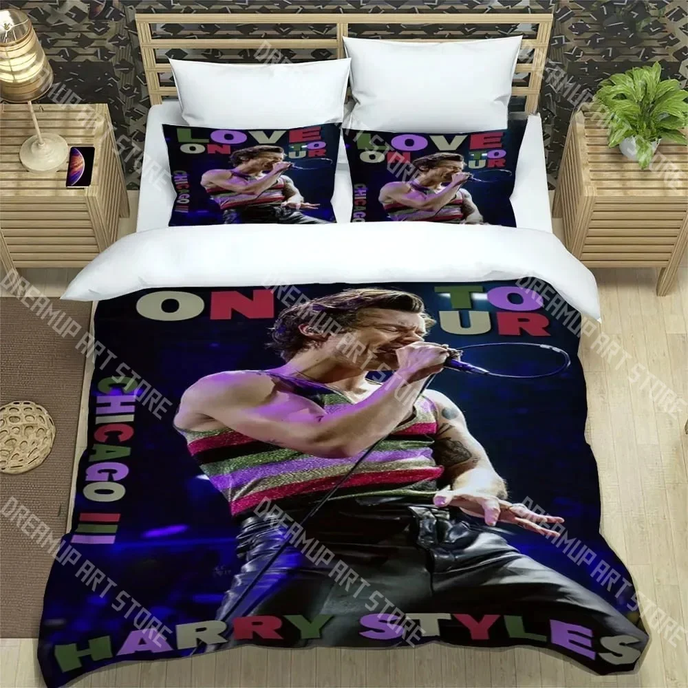 Fashion Singer English H-Harrys Bedding Set Single Twin Full Queen King Size Bed Set Kids Bedroom Duvetcover Sets Bed Sheet Set