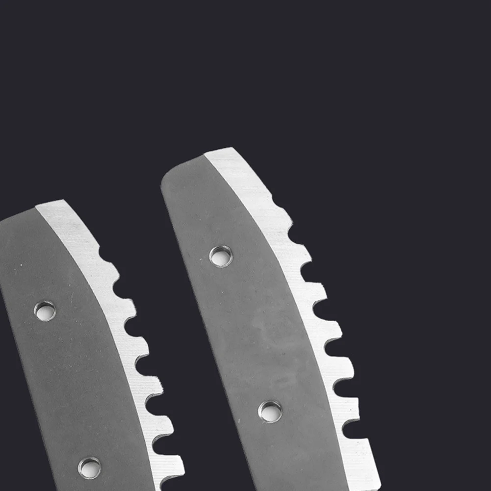 ชุดตกปลาน้ําแข็งที่จําเป็นของใบมีดสว่านทดแทนสแตนเลสประสิทธิภาพสูง 2 ใบแต่ละใบขนาด 8 นิ้ว