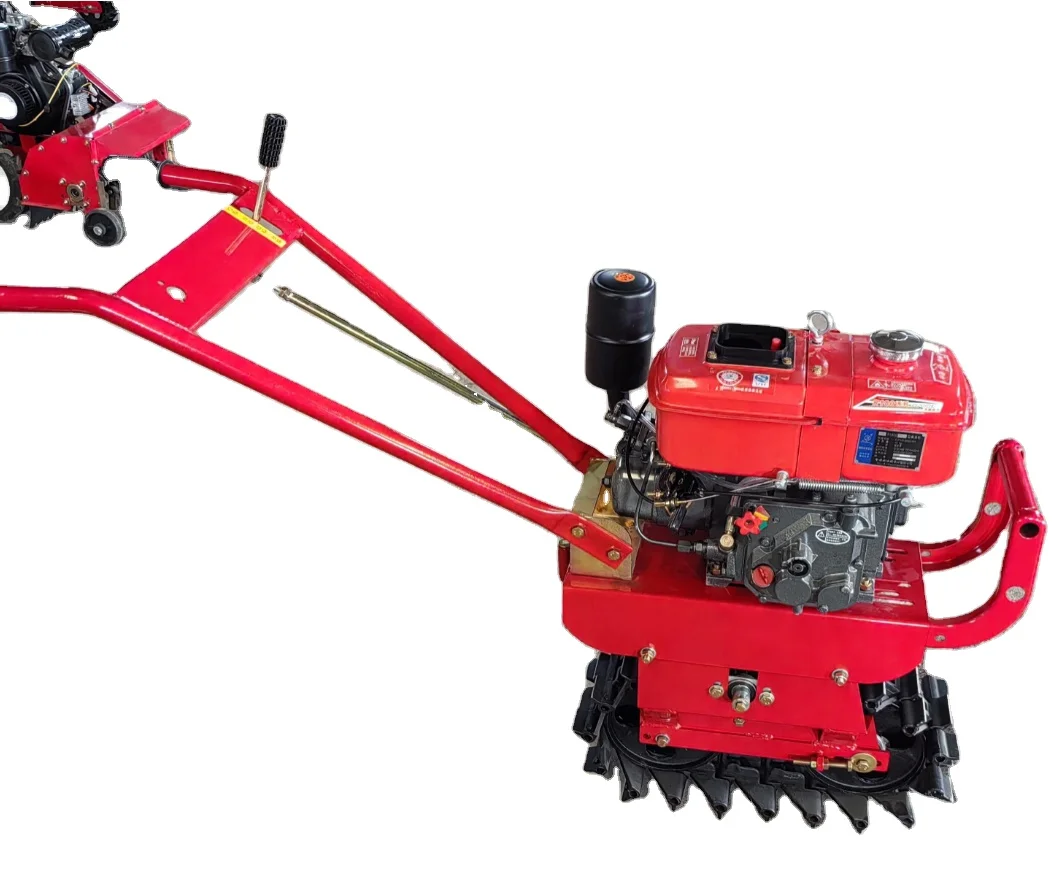 

Ditcher Rake Agricultural Equipment Rotary Tiller Microwave Plowing Machine Hand Tractor