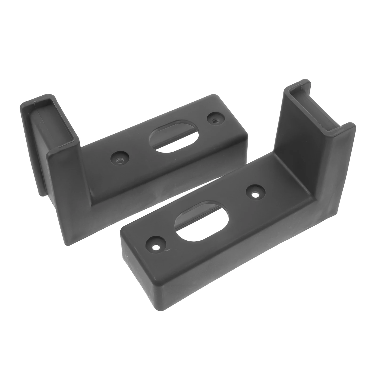 

2 Pcs Rack Durable PP Material Wall Mount Holder Squat Stand Clips Barbell Clamps Storage Gym Accessories Black