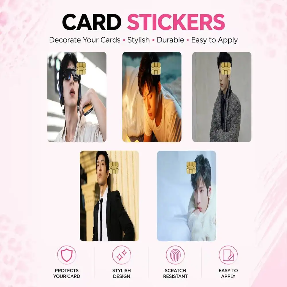 Jing Boran High‑Res Game Chip Decals Credit Card Mini Waterproof Vinyl Ornament Useful Gift