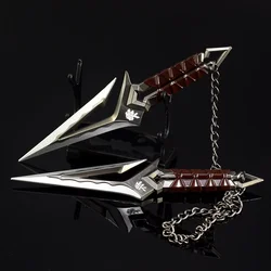 Valorant Kuronami No Yaiba Pairing Weapon Model All Metal Knife Toy Sword Game Peripherals Bali Song Karambit Toy Ornament