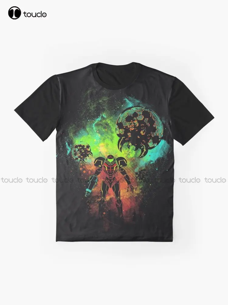 Bounty Hunter Of Space Graphic T-Shirt Custom Aldult Teen Unisex Digital Printing Tee Shirts Custom Gift Xxs-5Xl Streetwear