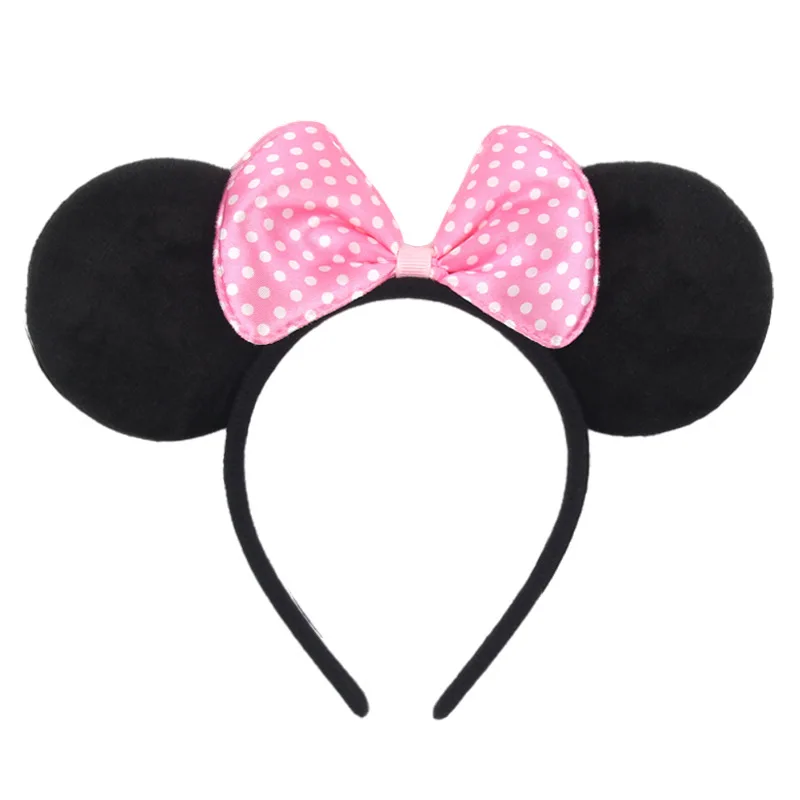 Mickey Maus Stirnband Cartoon Niedliche Schleife Minnie Stirnband Kinder-Feiertags-Cosplay-Party-Kopfschmuck – Detail 6