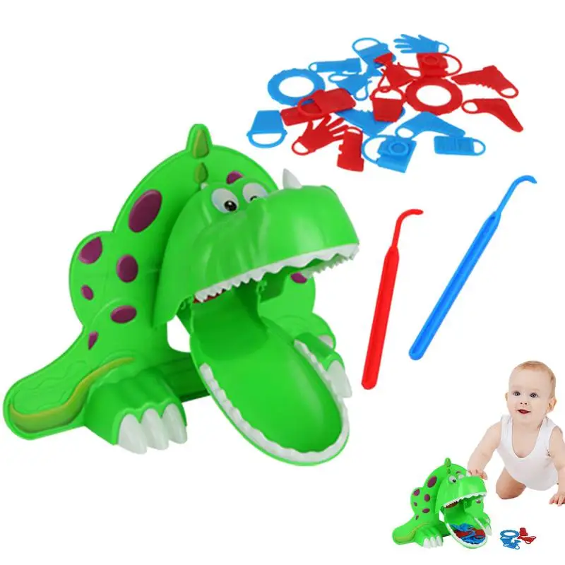 Dinosaur Kids Games Rich Colors Dino Edition Board Game Finger Biting Dinosaur Toy Dinosaur Toys Open Mouth Dentals Toys For Kid