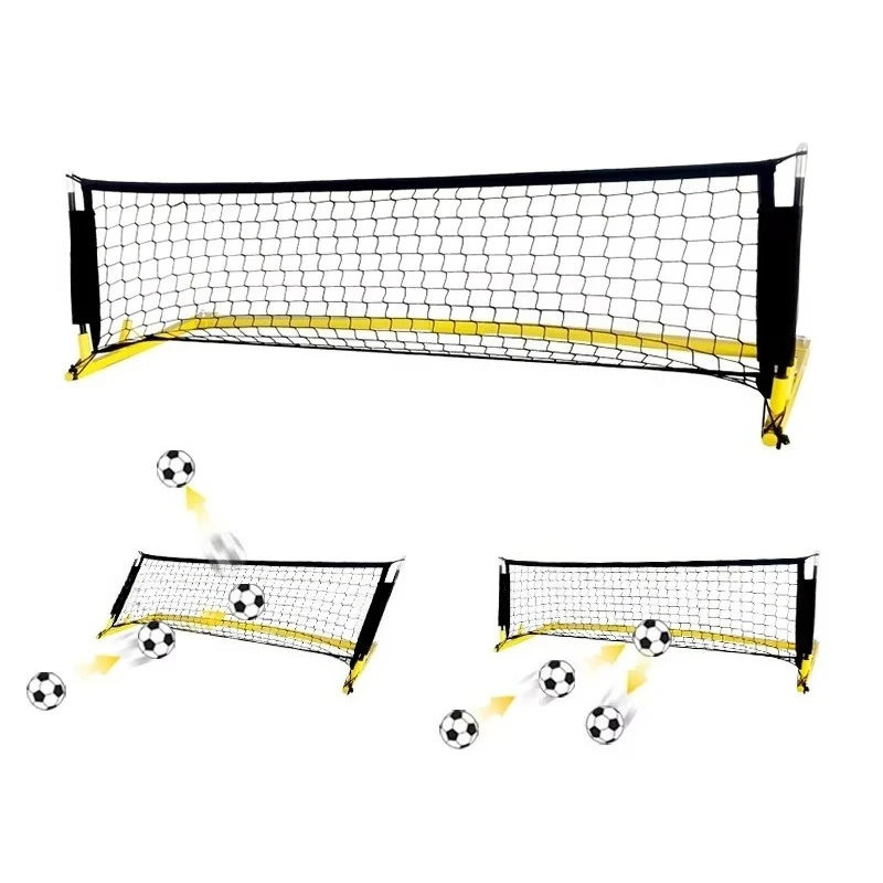 Portable Soccer Rebounder Net Iron Soccer Training Equipment Sports Football Rebounder Wall with Portable Bag