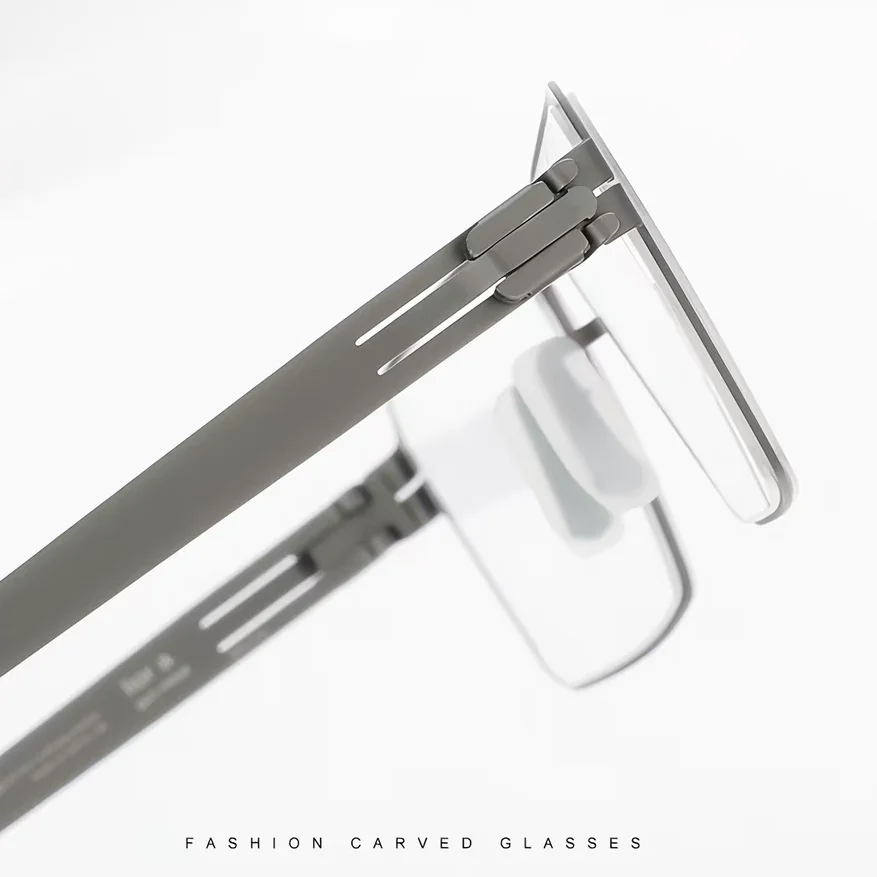 Fill Extra Glasses Men Super Thin Medical Aviation Stainless Steel Retro Round Eyeglasses Women Spectacle Frame