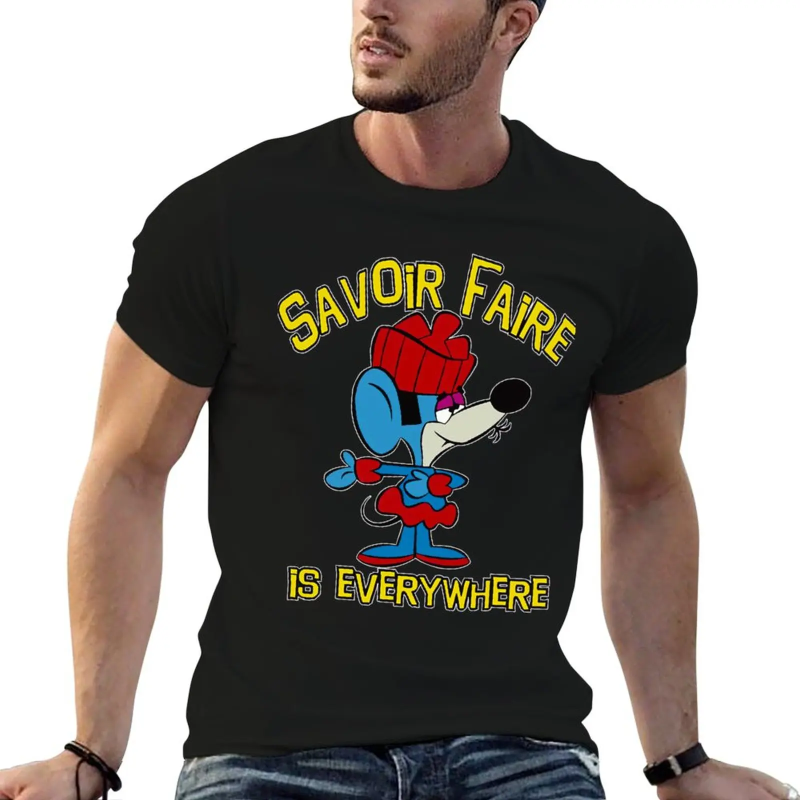 T-shirt Savoir Faire à imprimé style urbain