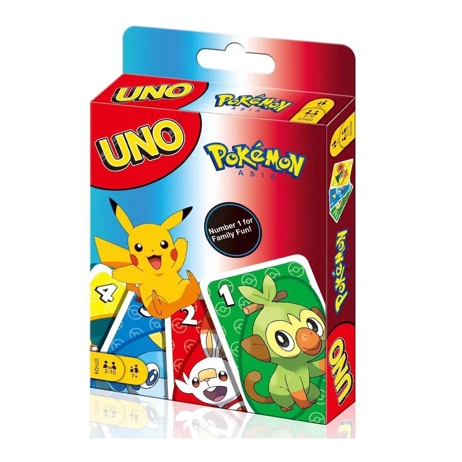 UNO Games Flip Dos Pokemon Avengers Anime Kids and Family Card Board Game Funny Uno Gifts