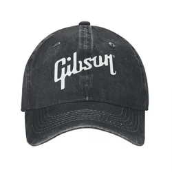 G-Gibsons Les Guitar Paul Baseball Cap Distressed Cotton Rock Logo Snapback Hat Men Women Outdoor All Seasons Travel Adjustable