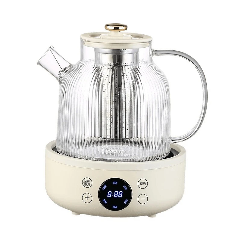 

All-glass thermostatic health pot, household multi-functional glue-free teapot