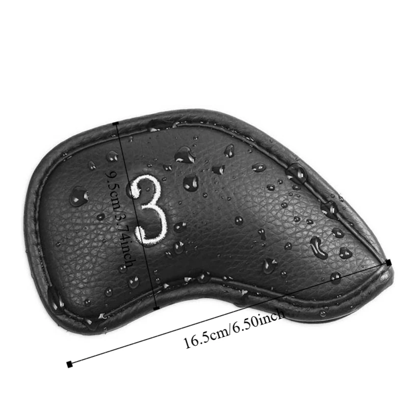 

Аксессуары для клюшек для гольфа с дизайном номера, защитный чехол, головные уборы для гольфа, чехол для гольф-клуба, чехол для головы паука, головной убор для гольфа с утюгом