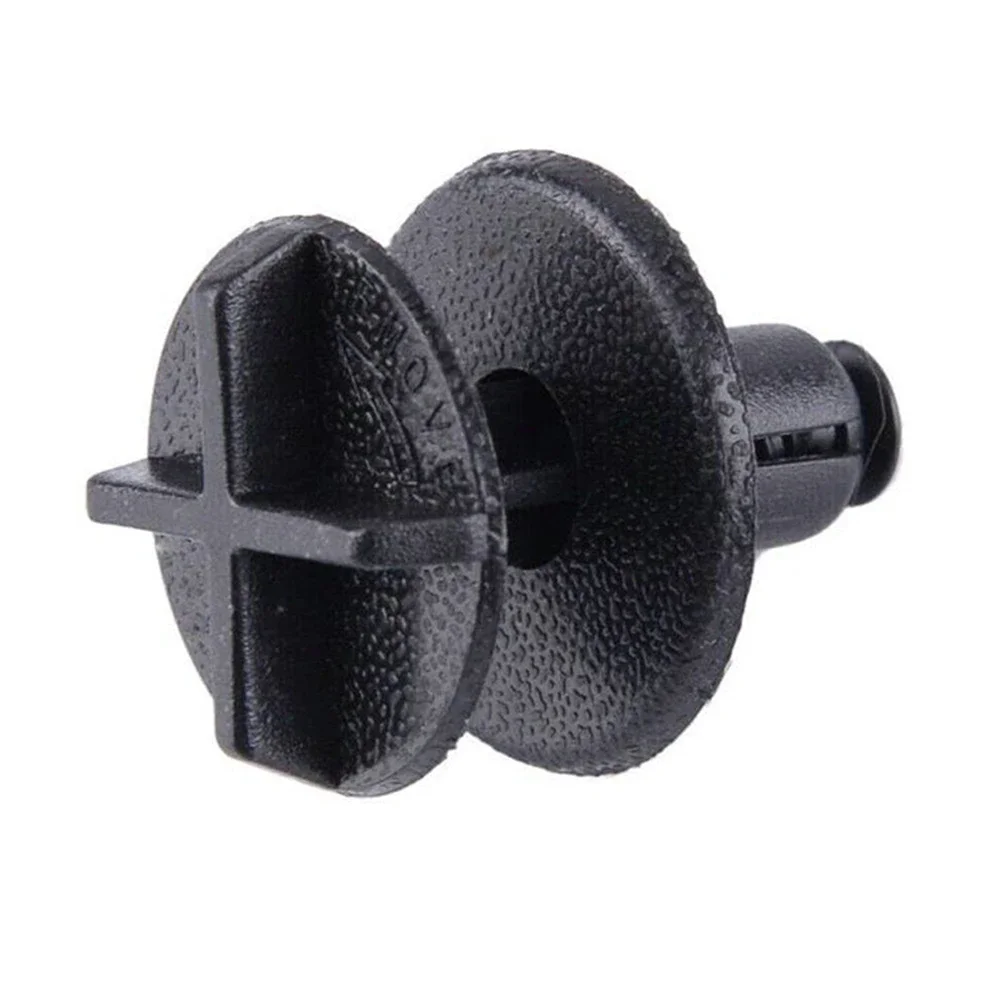 20PCS Auto Fastener Clip Car Screw Turn Clip Engine Replacement For Jaguar Retaining Clip XJ XF Black Plastic Retainer