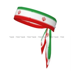 Sweatband Bandanas Iran Flag Hairband Head Tie Sports Headband Hair Accessories