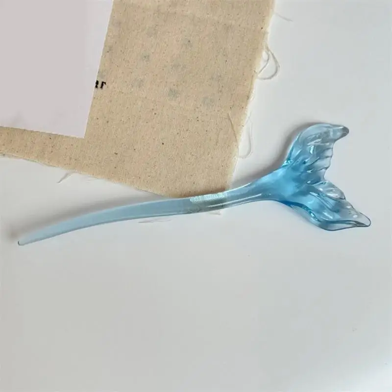 

652F Акриловая палочка для волос в китайском стиле с палочками для еды из рыбьего хвоста Buyao Косплей