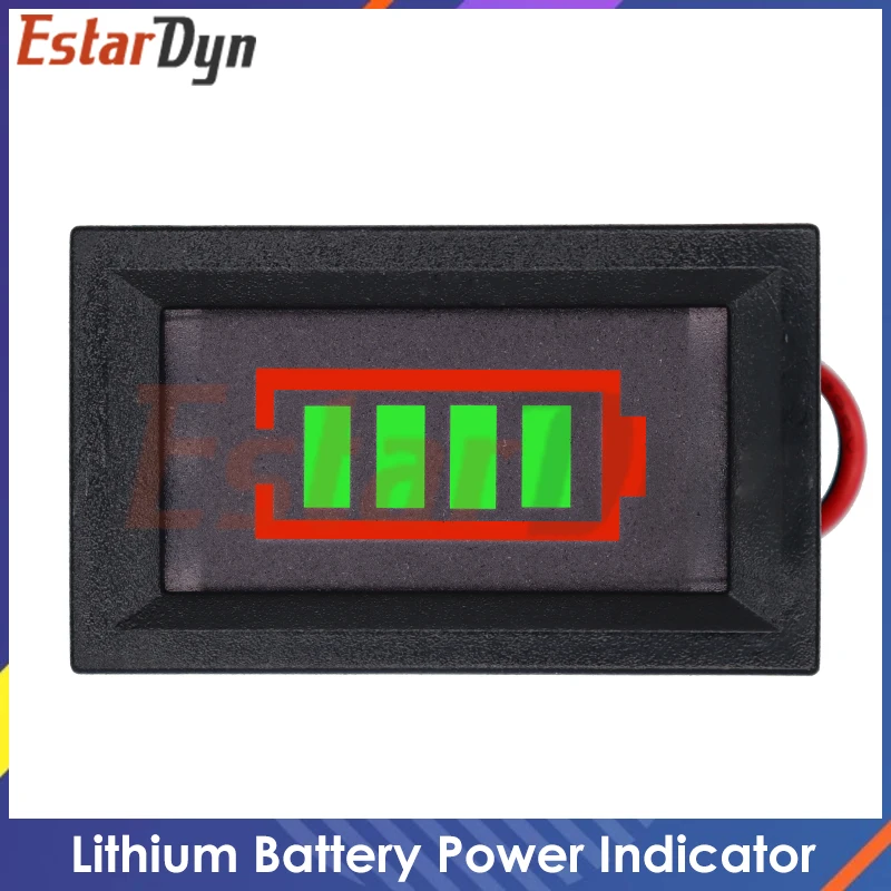 1S 2S 3S 4.2V 8.4V 12.6V 18650 Lithium Battery indicator board 4-60V Lead-acid 12V Automotive Battery Type Display Percentage