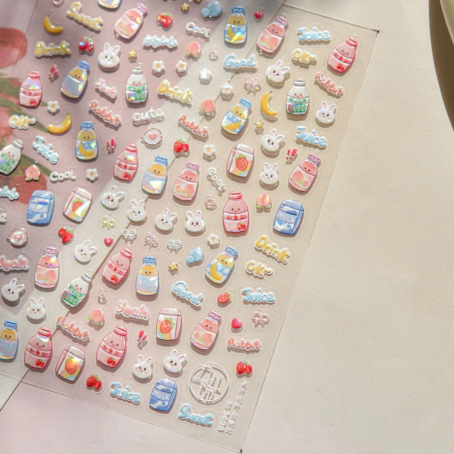 Trick-or-Treat Nail Art Sticker Speelse geesten Pompoenen Spinnen Zoete lekkernijen Ijs Koekjes Feestelijke Halloween Nail Art Decal