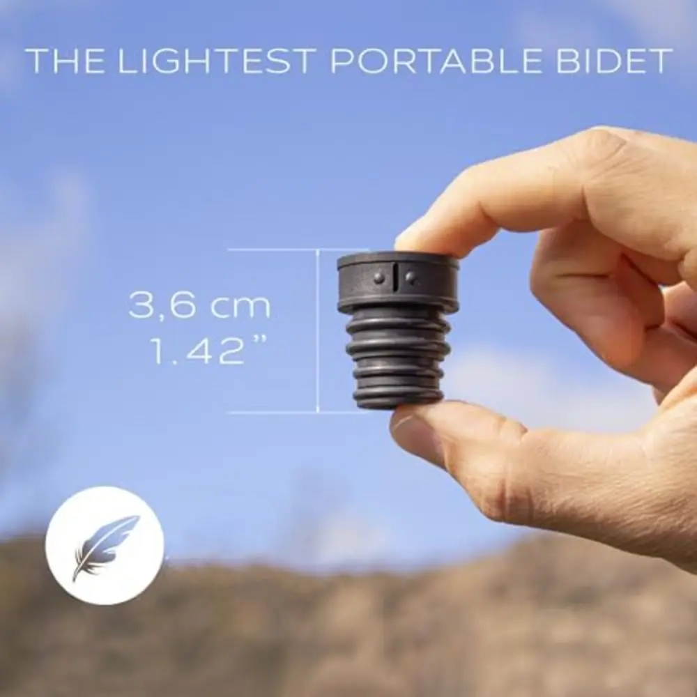 Portable Travel Bidet CuloClean Ultralight ABS Water Bottle Cap For Outdoor Hiking Camping Toilet Personal Hygiene Compact Eco